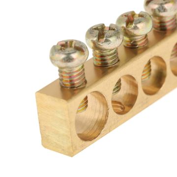 ETTROIT 31-Loch Messing-Potenzialausgleichsschiene 2 mm für Schaltschränke - DB14980