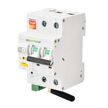 ETTROIT e-smart Magnetischer Thermoschalter 63A Energiezähler 2P Tuya SmartWiFi - ESR3S263