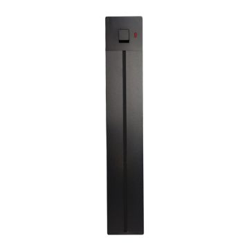 ETTROIT Elektrische Wandschiene für Plug&amp;Play-Steckdosen 800 mm 16A Schwarz ETB4005