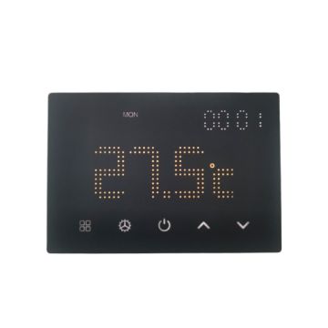 ETTROIT Smart Wi-Fi Tuya Chronothermostat Einbauthermostat 230V Box 503 Touchscreen Schwarz – SKU ETWF4302