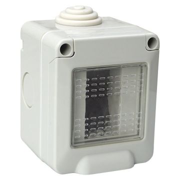 ETTROIT-Gehäuse mit Deckel, 1 Platz, 1P, IP55-Kassette, kompatibel mit Vimar Plana – EV2601