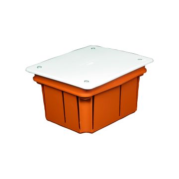 Unterputz-Anschlussdose 119x96x70 mit Abdeckung und Befestigungsschrauben IP40 FAEG FG10210