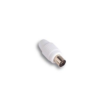 FANTON TV-Koaxialstecker Ø 9,5 mm gerader Anschluss für Kabel bis 7 mm Durchmesser