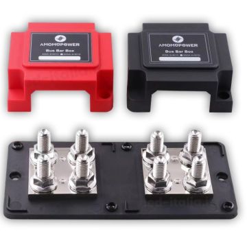 V-TAC Sammelschiene 12-48V DC mit 8* M10 Anschlüssen für parallele Speicherbatterien max 400A - 23789