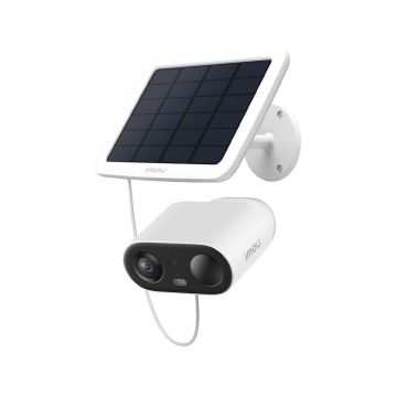 Imou Kit – Cell Go 2K Vollfarb-Kit – 1x 3MP 2,8 mm Vollfarb-WLAN-Akkukamera zur aktiven Abschreckung + 1x Solarpanel