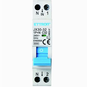 ETTROIT Thermomagnetschalter 1P+N 32A 220V 6KA JX153260