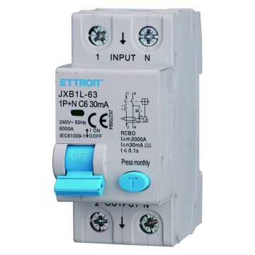 ETTROIT 1P+N 6A 30mA 220V-6KA KLASSE A Leistungsschalter - JX270664