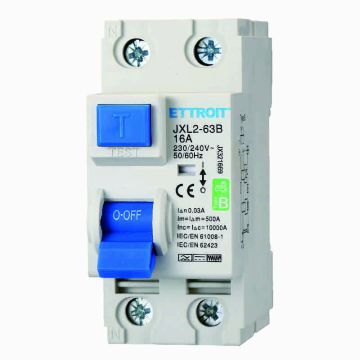 FI-Schutzschalter Typ B 2P 16 A 30 mA ETTROIT JX321669