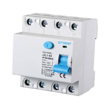 ETTROIT Reiner Fehlerstromschutzschalter 4P 40A 300mA 380V-6KA - JX344063