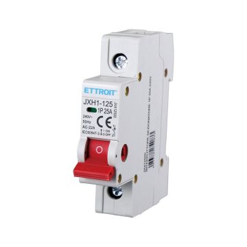 ETTROIT Lasttrennschalter 1P 25A 240VAC DIN-Schiene JX412500