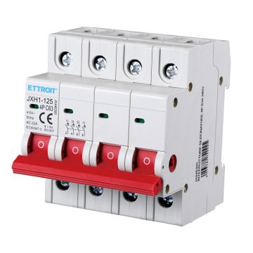 ETTROIT Lasttrennschalter 4P 63A 380V DIN-Schiene JX446300