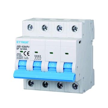 DC-Leitungsschutzschalter für Photovoltaik 4P 40 A 6 kA ETTROIT JX6440