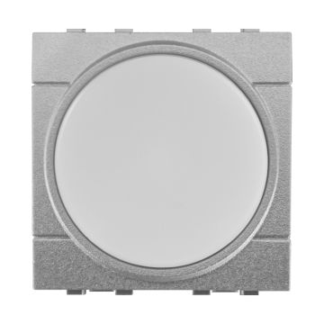 ETTROIT LED-Stufenleuchte, 2 Module, 220 V, 4000 K, mit Ein-/Ausschalter, kompatibel mit Bticino Living Grey – LG0322