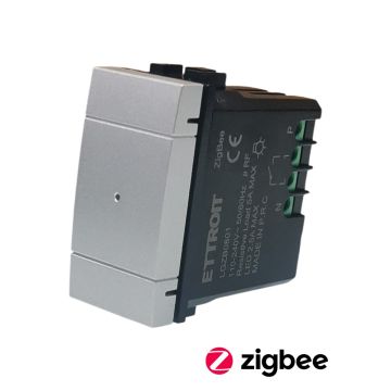 ETTROIT Smart ZigBee Tuya 230 V Grauer Umschalter, kompatibel mit BTicino Living – LGZB0801