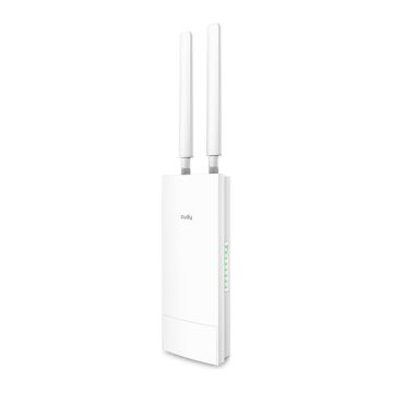 Cudy 4G LTE Cat 4 Outdoor-Modemrouter mit SIM-Steckplatz, WLAN AC1200, IP65, abnehmbaren Antennen, passiver PoE-Adapter inklusive DDNS VPN LT500-OUT