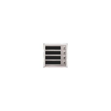 URMET 1148/14 SINTHESI S2 Intercom-Modul 4 Tasten aus eloxiertem Aluminium für Klingeltableau