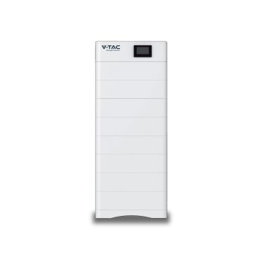 V-TAC-Batteriesatz 40 kWh HOCHSPANNUNG (8 * 5,12 kWh) Stapelbare Speicherbatterien Integriertes BMS 409 V, IP65, CEI 0-21 – 120028