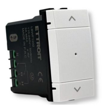ETTROIT Smart Wifi Rollladen Knopfsteuerung Verbunden Auf Und Ab Tuya App Weiß Farbe Kompatibel mit Wohnzimmer LBWF1202