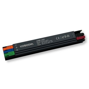 KOSOOM SA23 Mini-Slim-Schaltnetzteil 24V 1A 24W Metall IP20 mit Einstelltrimmer