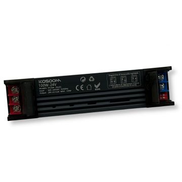 KOSOOM SA25 Mini Slim Schaltnetzteil 24V 100W 4,16A Dimmbar IP20 mit Helligkeitsregelung