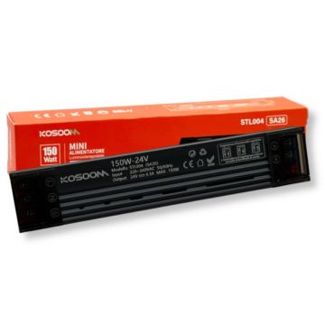 Kosoom Mini Dimmbares LED-Netzteil 24V DC 150W Slim IP20 SA26