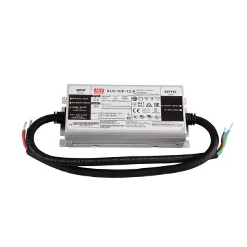 MeanWell XLG-100-12-A AC/DC LED Treiber Transformator 96W 12V 8A 100-305V Einstellbarer Potentiometer PFC Funktion Wasserdicht IP67