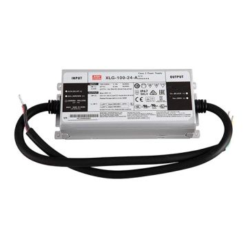 MeanWell XLG-100-24-A AC/DC LED Treiber Transformator 96W 24V 4A 100-305V Einstellbarer Potentiometer PFC Funktion Wasserdicht IP67