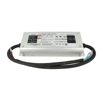 MeanWell XLG-150-12-A AC/DC LED Treiber Transformator 150W 12V 12.5A 100-305V Einstellbarer Potentiometer PFC Funktion Wasserdicht IP67
