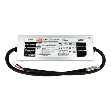 MeanWell XLG-200-24-A AC/DC LED Treiber Transformator 200W 24V 8.3A 100-305V Einstellbarer Potentiometer PFC Funktion Wasserdicht IP67