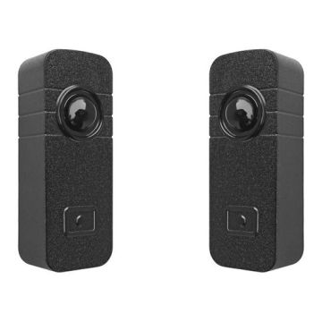 Synchronisierte miniaturisierte 12/24V Infrarot-Photozellen für Tore und Türe externe Montage 20M IP54 Nologo ZOOM-Z5E