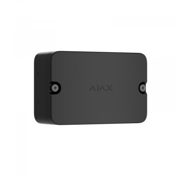 AJAX 124591.280.BL1 EN54 I/O-Modul (2x2) Juwelier Schwarz Funkmodul 2 Eingänge 2 Ausgänge EN54-zertifiziert