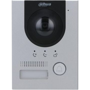 DAHUA Vandalensichere Video-Türsprechanlage für den Außenbereich mit 2-MP-Kamera und Einzelknopf – Modell VTO2202F-P-S2