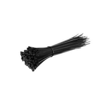 Kabelbinder für die verdrahtung nylon-66 4.8x200mm schwarz 100stk. V-TAC - sku 11177