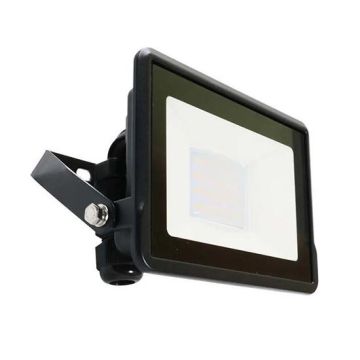 V-TAC VT-128 20W LED flutlicht chip samsung SMD warmweiß 3000K slim schwarz Eingebaute Anschlussdose IP65 - SKU 20307