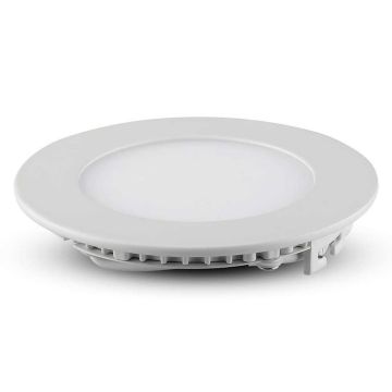 V-TAC Mini Runder Einbau LED Panel 18W Tageslicht Weiß 4000K 1400LM 210mm sku 214861