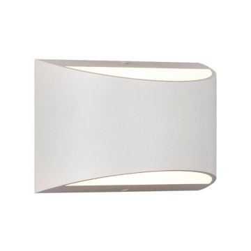 V-TAC VT-815 LED-Wandleuchte COBx2pcs 10W Up/Down Double Beam Weißaluminium Wandleuchte 4000K IP54 - SKU 218683