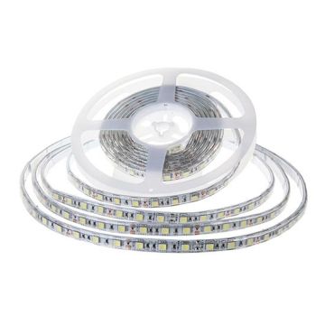 V-TAC VT-2835 Strip 7.5W/mt 120led/mt 24V SMD2835 10Mt naturweiß 4000K wasserdicht IP65 - SKU 212626