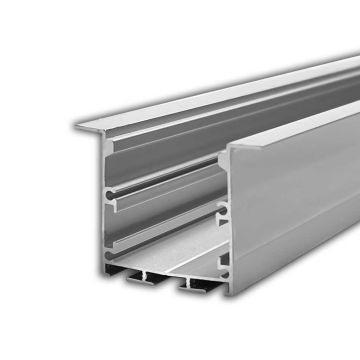 V-TAC Aluminiumprofil in weißer Farbe 2Mt für LED-Einbaustreifen sku 2871