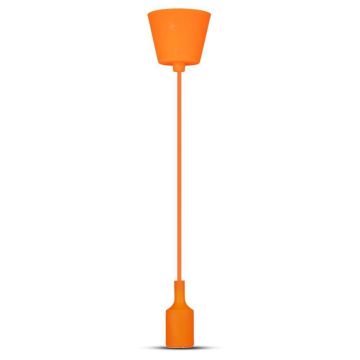 E27 Dekoration Pendelhalter Körper 1MT- Mod. VT-7228 SKU 3484 - Orange