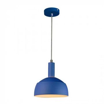 Kunststoff Pendelleuchte E14 V-TAC Mit Aluminiumrutsche Ø180mm VT-7100 - SKU 3925 BLAU