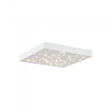 V-TAC VT-7128 8W LED Designer Deckenleuchte Farbwechsel 2in1 und dimmbar quadratisches Weiß mit Fernbedienung - sku 40281