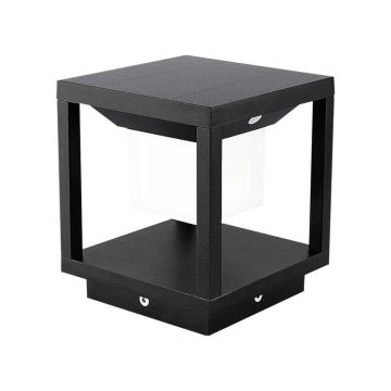 V-TAC 2W quadratisches Solar-LED-Außenlicht mit Pir-Bodenbewegungssensor Farbe schwarz 3000k IP65 sku 6805
