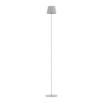 V-TAC VT-7544 Stehleuchte mit LED-Berührung, dimmbar, weißes Aluminiumgehäuse, höhenverstellbar von 50 cm bis 130 cm, USB-Aufladung – sku 7007