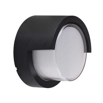 V-TAC VT-831 LED-Lampe 6 W warmweiß 3000 K runder Körper schwarz wasserdicht IP65 – Artikelnummer 8609