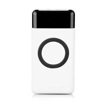 V-TAC VT-3521 Power Bank 10.000mah Wireless Charger 2 ausgänge USB 5V 2A ABS Weiß Körper - sku 8906