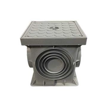 Cockpit komplett mit Deckel 20x20cm aus Polypropylen FAEG - FG10400