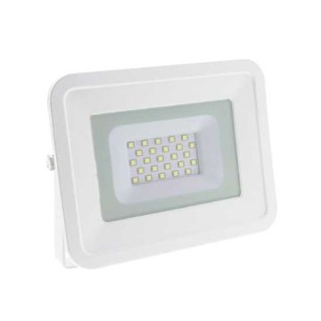 Optonica 5766 30W LED flutlicht slim körper weiß IP65 kaltweiß 6000K