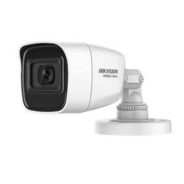 Hikvision 2MP 2,8mm Bullet-Kamera mit Mikrofon 4in1 TVI/AHD/CVI/CVBS FULL HD HWT-B120-MS Hiwatch-Serie Audio-OSD IP66