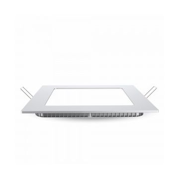 6W LED Downlight Panel Quadrat + Driver - Mod. VT-607 SQ SKU 4863 - Warmweiß 3000K