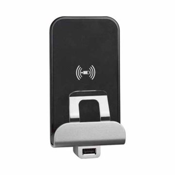 USB und induktionsladegerät ausgestattet BTicino Living Now  mit einem 2.400 mA Typ-A - weiss KW4286CW2